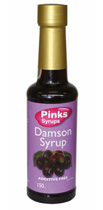 Pinks Syrups, natural fruit syrups made in Milton Keynes, England