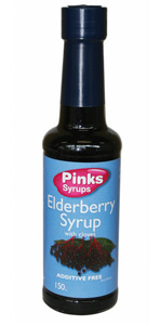 Pinks Syrups, natural fruit syrups made in Milton Keynes, England