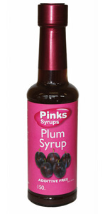 Pinks Syrups, natural fruit syrups made in Milton Keynes, England