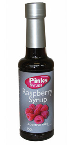 Pinks Syrups, natural fruit syrups made in Milton Keynes, England